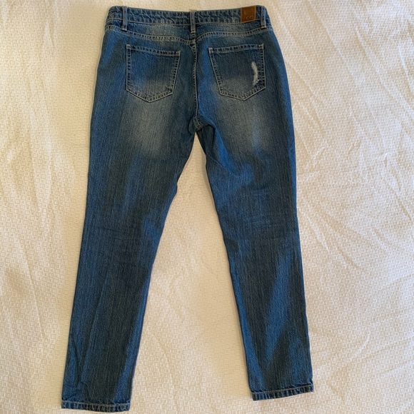 2/$30 - Ripped Narrow Leg Ankle Length Jeans - Picture 2 of 6